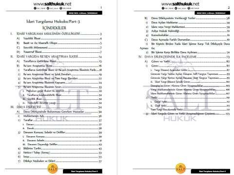 İdari Yargılama Hukuku 1. Dönem Not Seti (2020-2021)-KKÜ-Konu Anlatım Kitapçığı