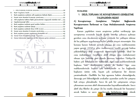 Ceza Muhakemesi Hukuku Amfi A 2. Dönem Part-4 (2022-2023)-AÜHF-Konu Anlatım Kitapçığı
