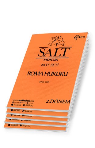 Roma Hukuku 2. Dönem Not Seti (2020-2021)-KKÜ-Konu Anlatım Kitapçığı
