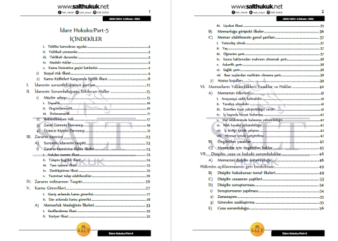 İdare Hukuku 2. Dönem Not Seti (2020-2021)-KKÜ-Konu Anlatım Kitapçığı