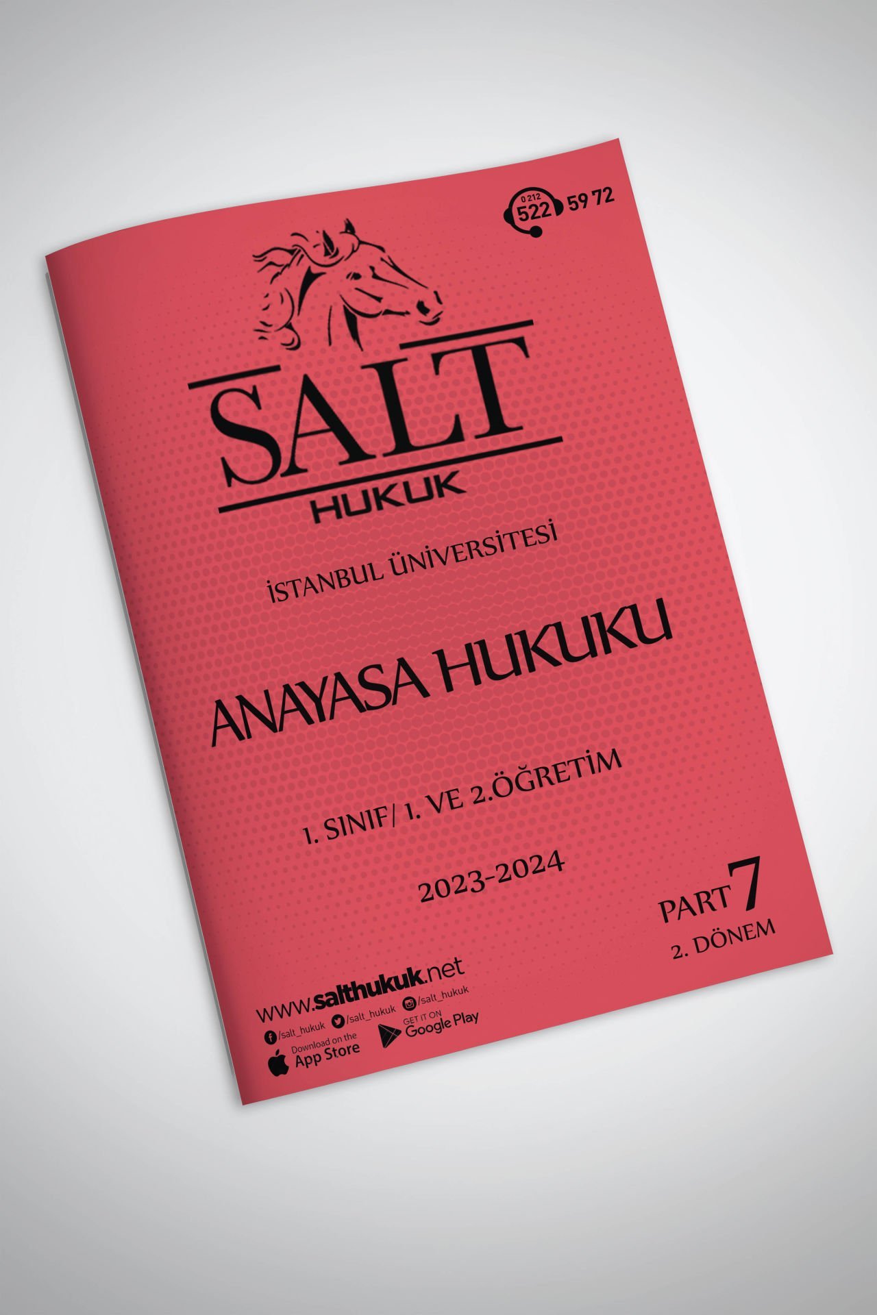 Anayasa Hukuku 1. Ve 2.Öğretim  2. Dönem Part-7 (2023-2024)-İÜHF-Konu Anlatım Kitapçığı