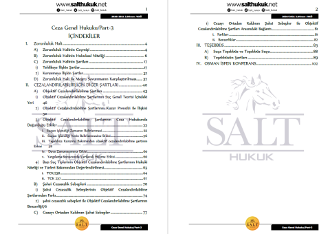 Ceza Genenl Hukuku 2. Dönem Not Seti (2020-2021)-KKÜ-Konu Anlatım Kitapçığı