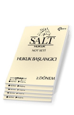 Hukuk Başlangıcı Amfi B 2. Dönem Not Seti (2021-2022)-AÜHF-Konu Anlatım Kitapçığı