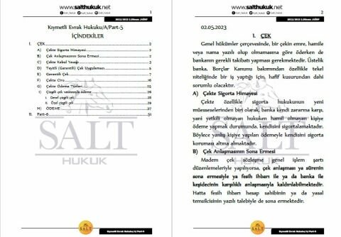 Kıymetli Evrak Amfi A 2. Dönem Part-5 (2022-2023)-AÜHF-Konu Anlatım Kitapçığı