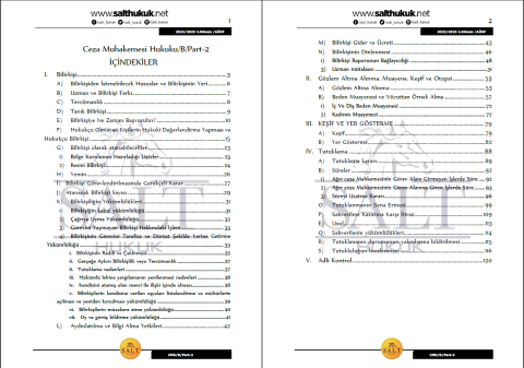 Ceza Muhakemesi Hukuku Amfi B 2. Dönem Part-2 (2022-2023)-AÜHF-Konu Anlatım Kitapçığı