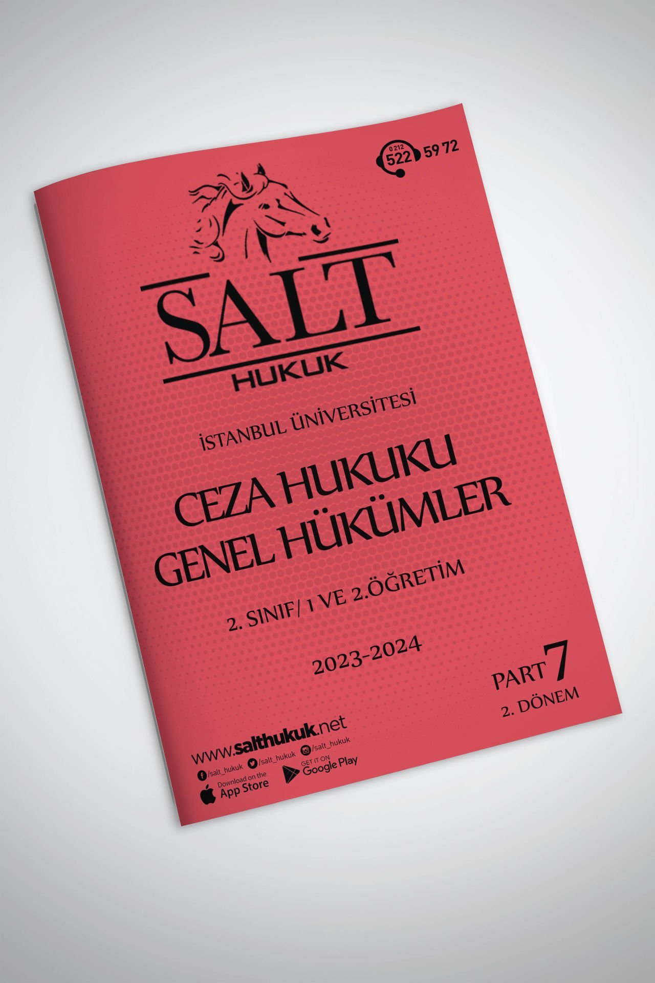 Ceza Genel Hukuku 1. Ve 2.Öğretim 2. Dönem Part-7 (2023-2024)-İÜHF-Konu Anlatım Kitapçığı