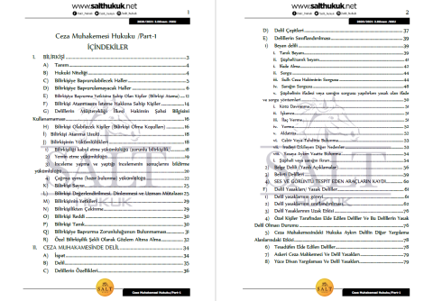 Ceza Muhakemesi Hukuku 2. Dönem Not Seti (2020-2021)-KKÜ-Konu Anlatım Kitapçığı