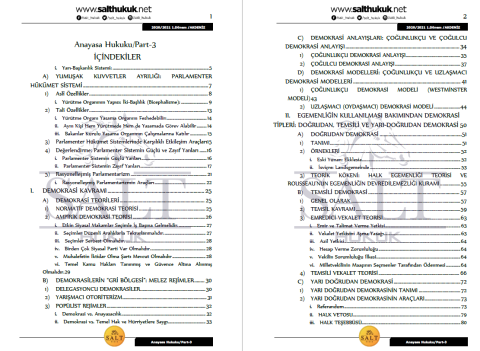 Anayasa Hukuku 1. Dönem Not Seti (2020-2021)-AKHF-Konu Anlatım Kitapçığı