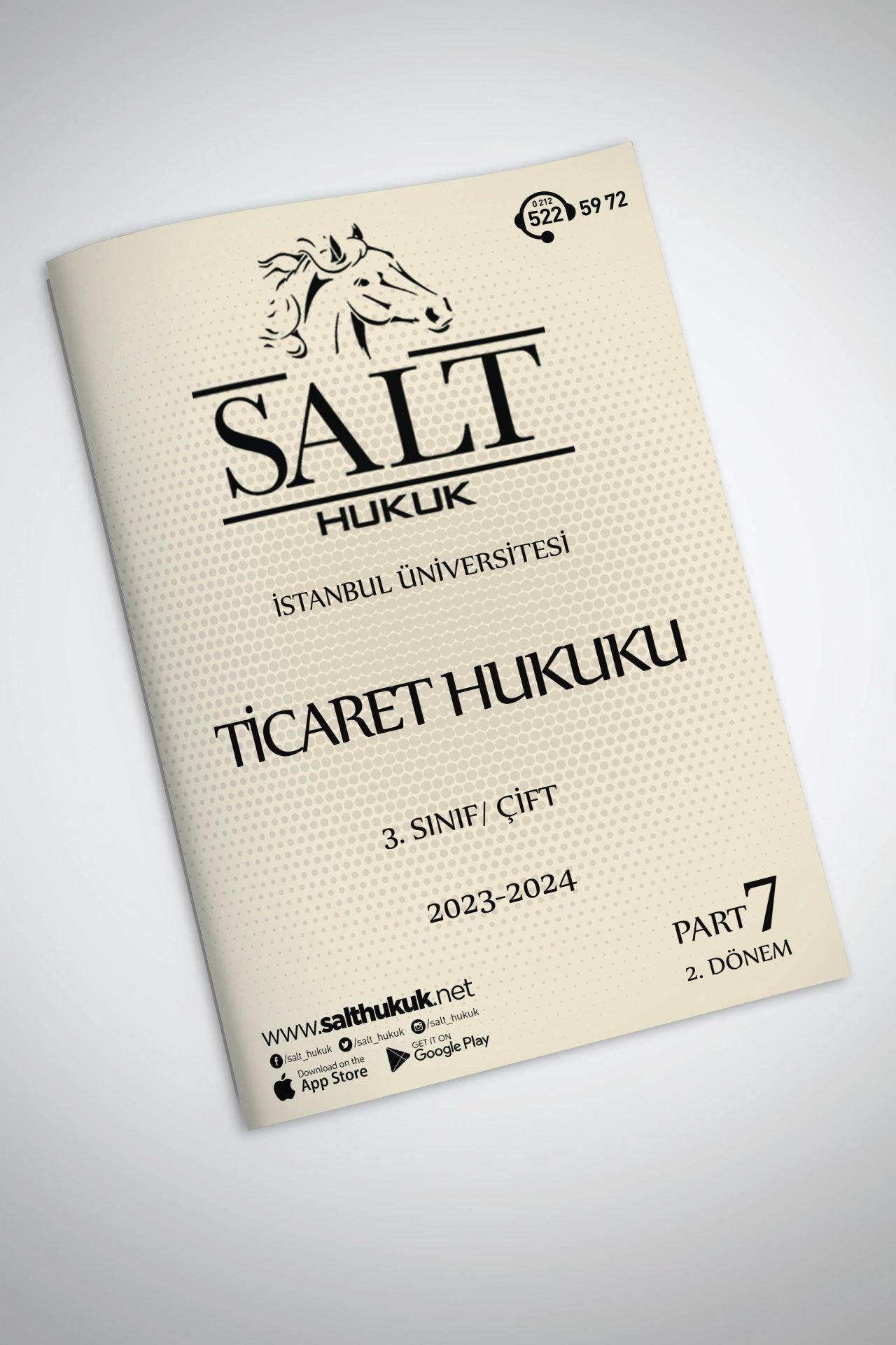 Ticaret Hukuku Çift 2. Dönem Part-7 (2023-2024)-İÜHF-Konu Anlatım Kitapçığı