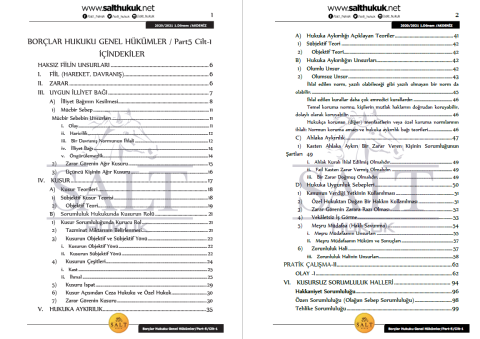 Borçlar Genel Hukuku 1. Dönem Not Seti (2020-2021)-AKHF-Konu Anlatım Kitapçığı
