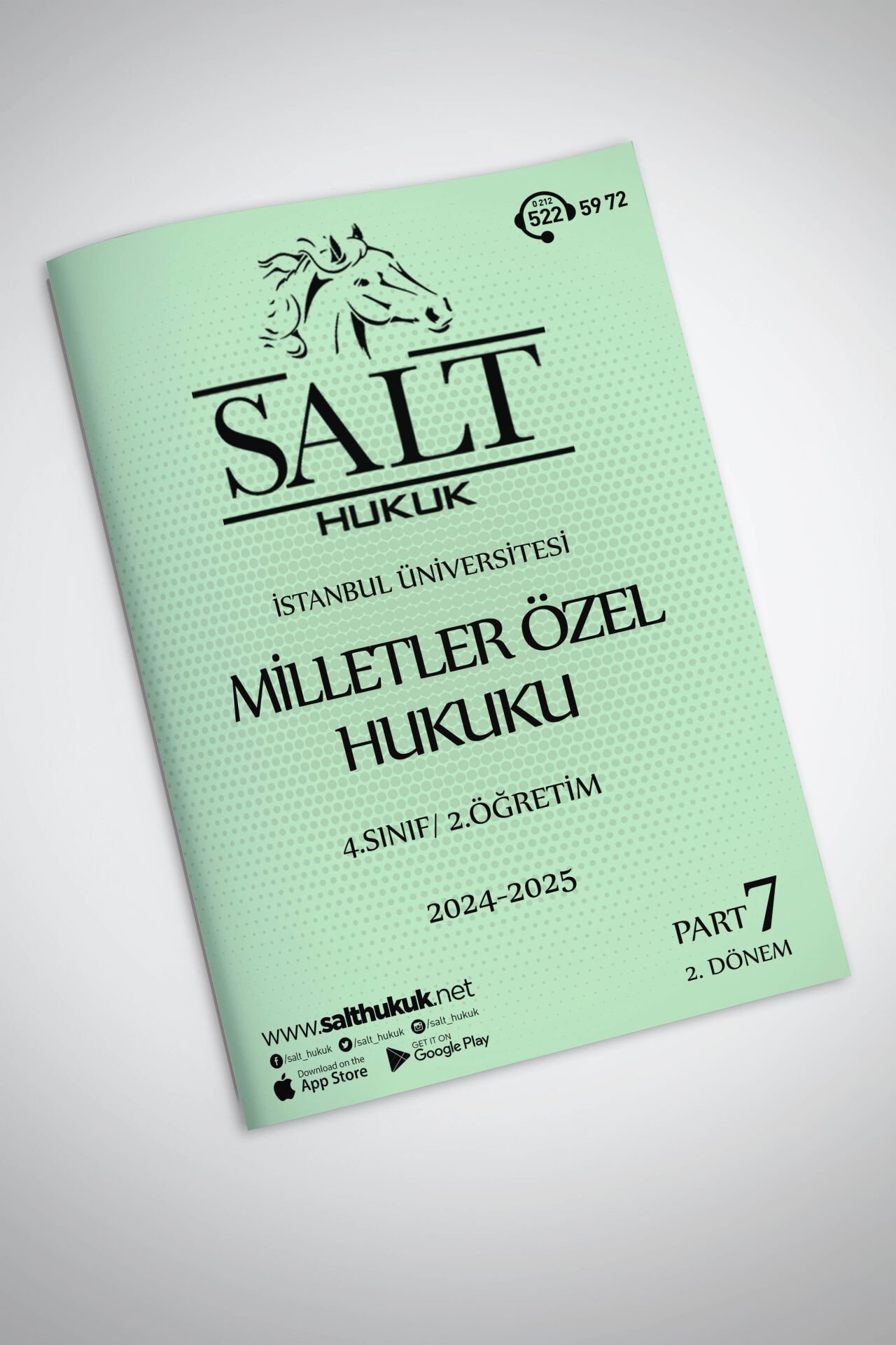 Milletler Özel Hukuku 2.Öğretim 2. Dönem Part-7 (2024-2025)-İÜHF-Konu Anlatım Kitapçığı