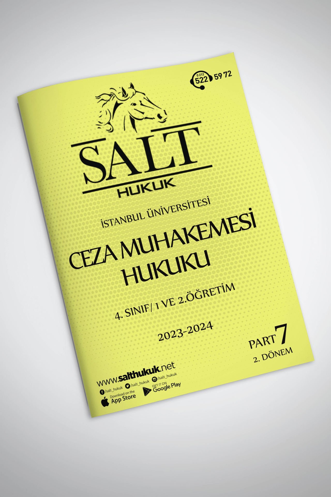 Ceza Muhakemesi Hukuku 1.ve2.Öğretim  2. Dönem Part-7 (2023-2024)-İÜHF-Konu Anlatım Kitapçığı