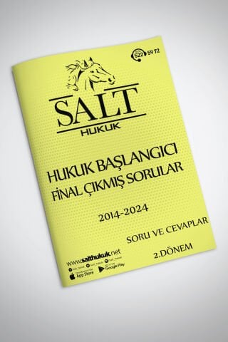 Hukuk Başlangıcı Final/Büt Çıkmış Soru-Konu Anlatım Kitapçığı