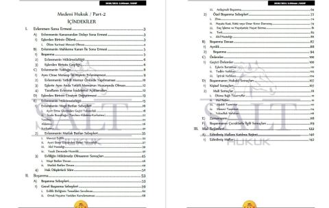 Medeni Hukuk 2. Dönem Not Seti (2020-2021)-AKHF-Konu Anlatım Kitapçığı