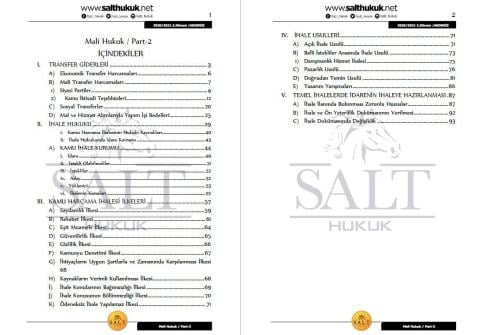 Maliye Hukuku 2. Dönem Not Seti (2020-2021)-AKHF-Konu Anlatım Kitapçığı