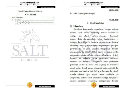 Genel Kamu 2. Dönem Not Seti (2020-2021)-AKHF-Konu Anlatım Kitapçığı
