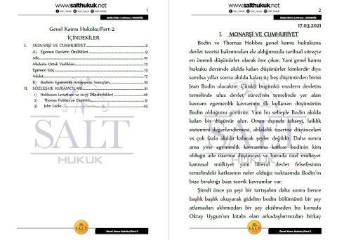 Genel Kamu 2. Dönem Not Seti (2020-2021)-AKHF-Konu Anlatım Kitapçığı