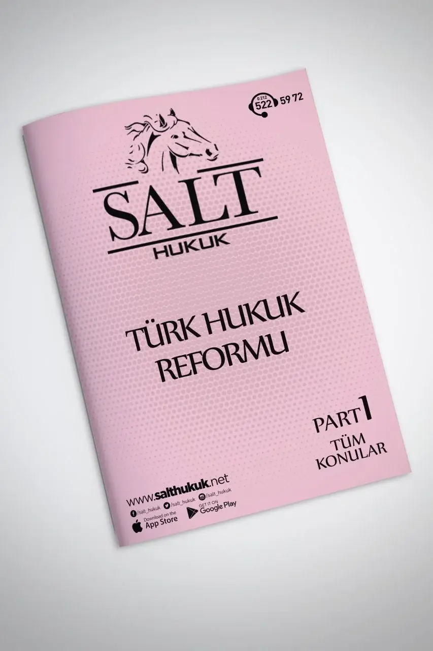 TÜRK HUKUK REFORMU TÜM KONULAR PART-1