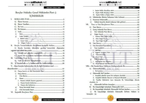 Borçlar Genel Hukuku 2. Dönem Not Seti (2020-2021)-AKHF-Konu Anlatım Kitapçığı