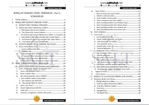 Borçlar Genel Hukuku 2. Dönem Not Seti (2020-2021)-AKHF-Konu Anlatım Kitapçığı