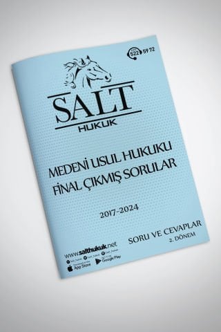 Medeni Usul Hukuku Final/Büt Çıkmış Soru-Konu Anlatım Kitapçığı