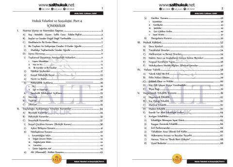 Hukuk Felsefesi ve Sosyolojisi 2. Dönem Not Seti (2020-2021)-AKHF-Konu Anlatım Kitapçığı