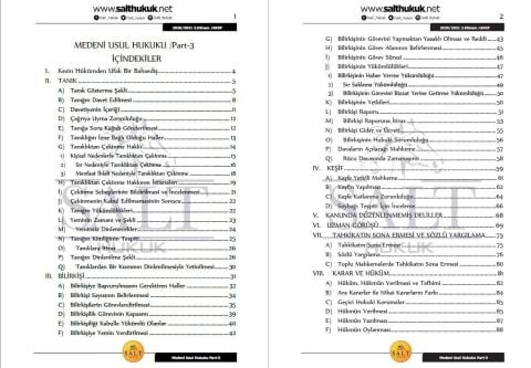 Medeni Usul Hukuku 2. Dönem Not Seti (2020-2021)-AKHF-Konu Anlatım Kitapçığı