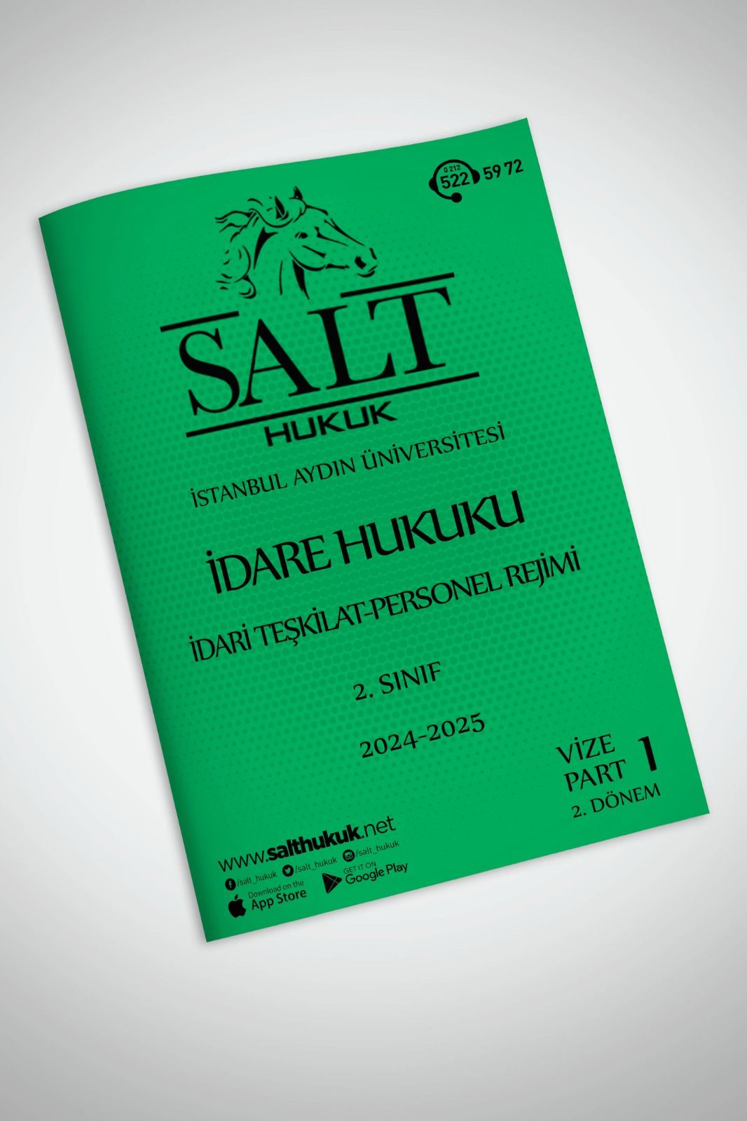 İdare Hukuku 2. Dönem Vize Part-1 (2024-2025)-İAÜ-Konu Anlatım Kitapçığı