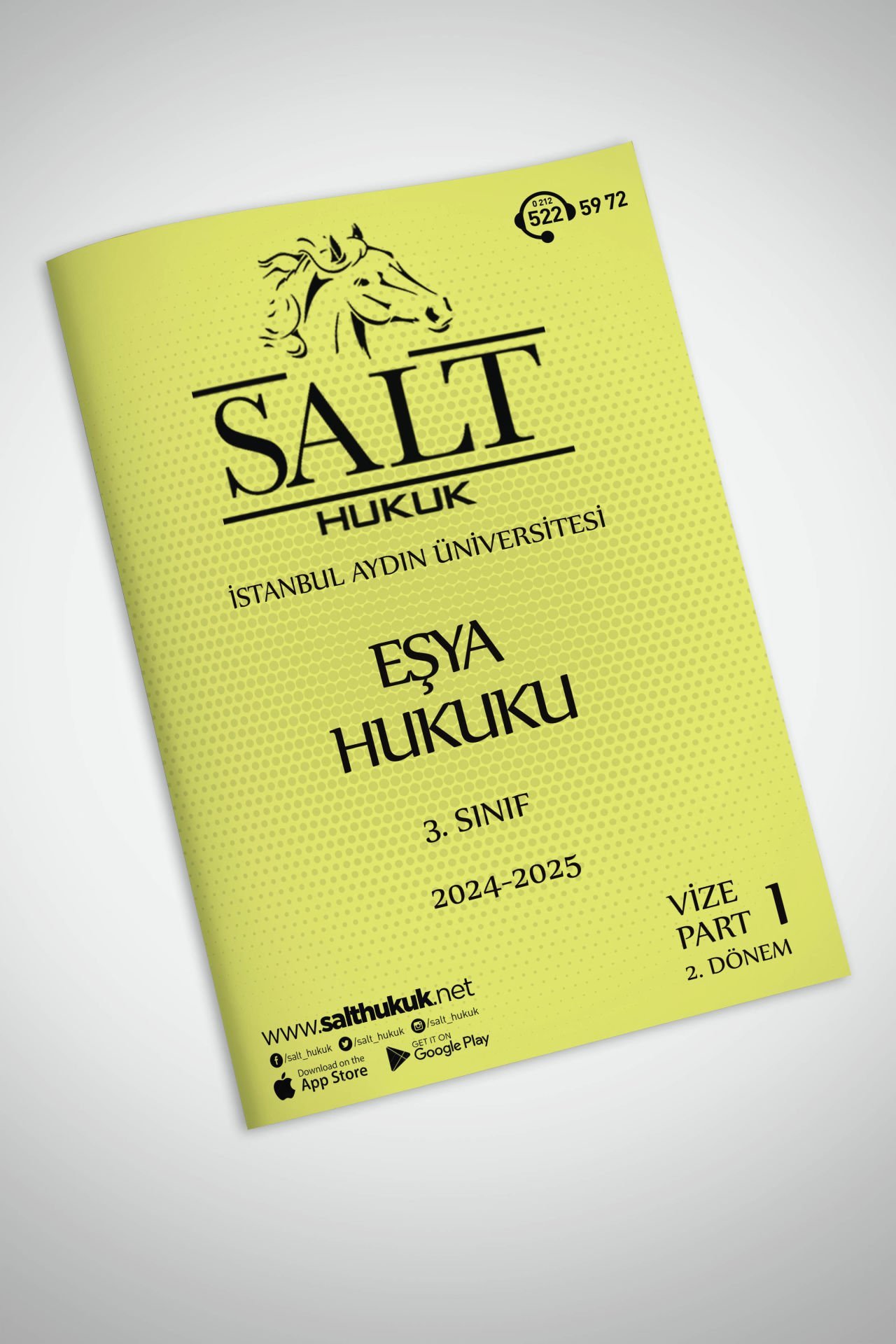 Eşya Hukuku 2. Dönem Vize Part-1 (2024-2025)-İAÜ-Konu Anlatım Kitapçığı
