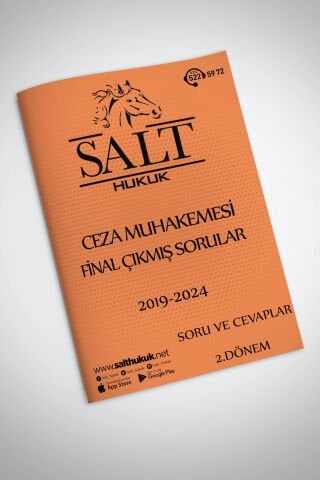Ceza Muhakemesi Hukuku Final/Büt Çıkmış Soru-Konu Anlatım Kitapçığı