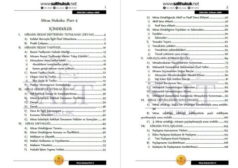 Miras Hukuku 2. Dönem Not Seti (2020-2021)-AKHF-Konu Anlatım Kitapçığı