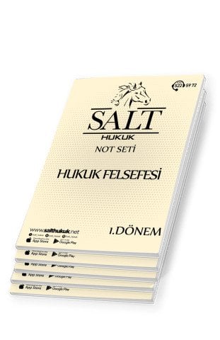 Hukuk Felsefesi 1. Dönem Not Seti (2021-2022)-İAÜ-Konu Anlatım Kitapçığı