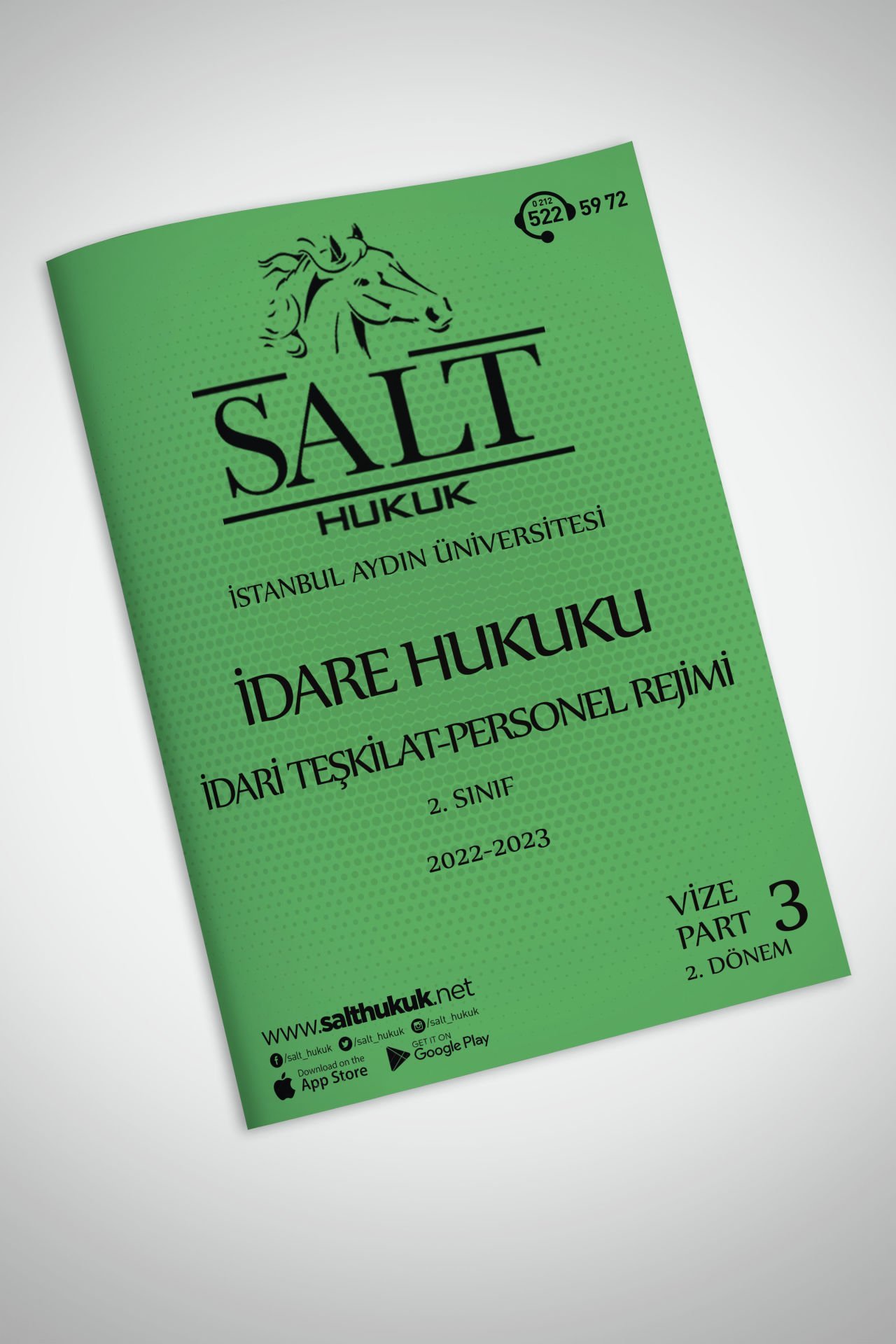 İdare Hukuku 2. Dönem Vize Part-3 (2022-2023)-İAÜ-Konu Anlatım Kitapçığı