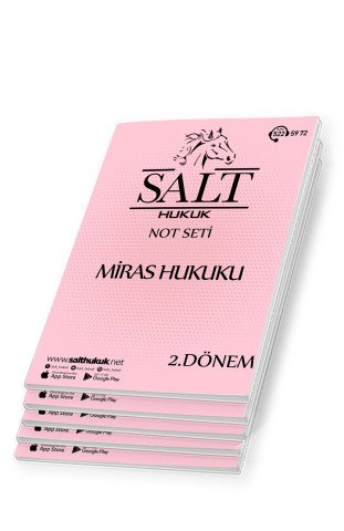 Miras Hukuku 2. Dönem Not Seti (2021-2022)-İAÜ-Konu Anlatım Kitapçığı