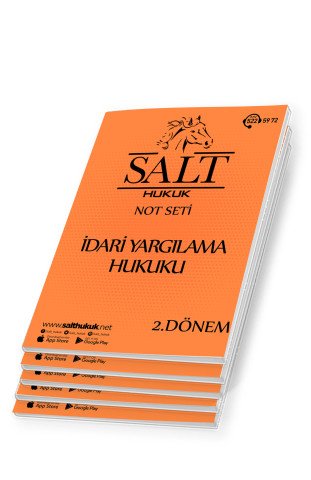 İdari Yargılama Hukuku 2. Dönem Not Seti (2021-2022)-İAÜ-Konu Anlatım Kitapçığı
