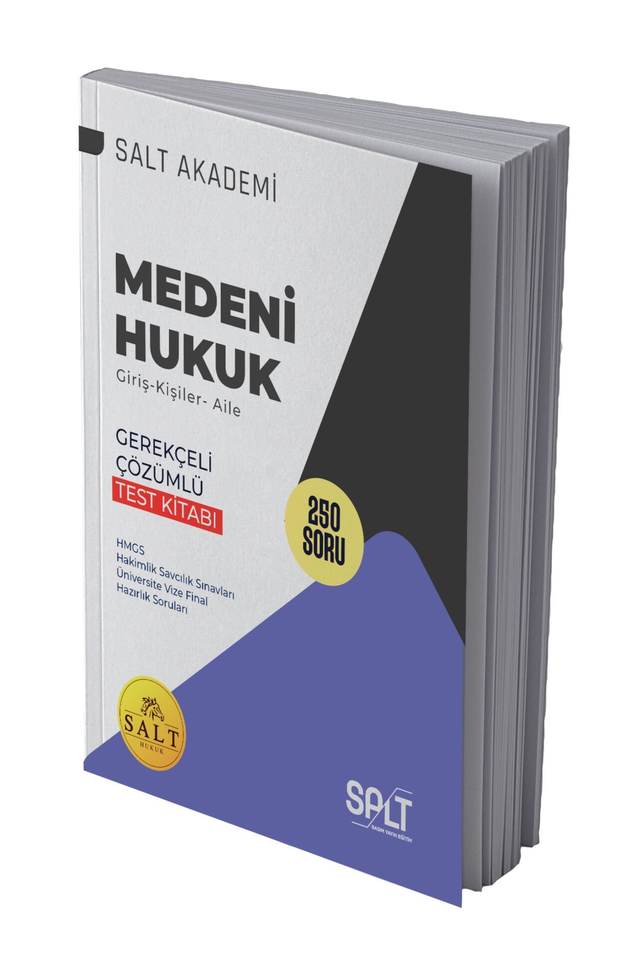 Medeni Hukuk Gerekçeli Çözümlü Hmgs/Adli Yargı Test Kitabı