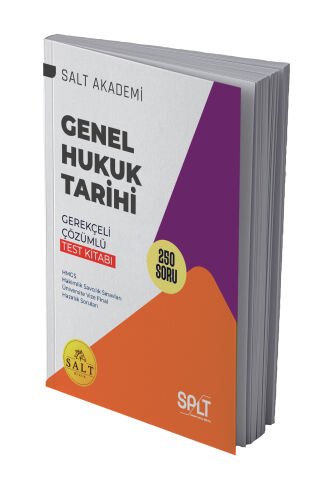 Genel Hukuk Tarihi Gerekçeli Çözümlü Hmgs/Adli Yargı Test Kitabı