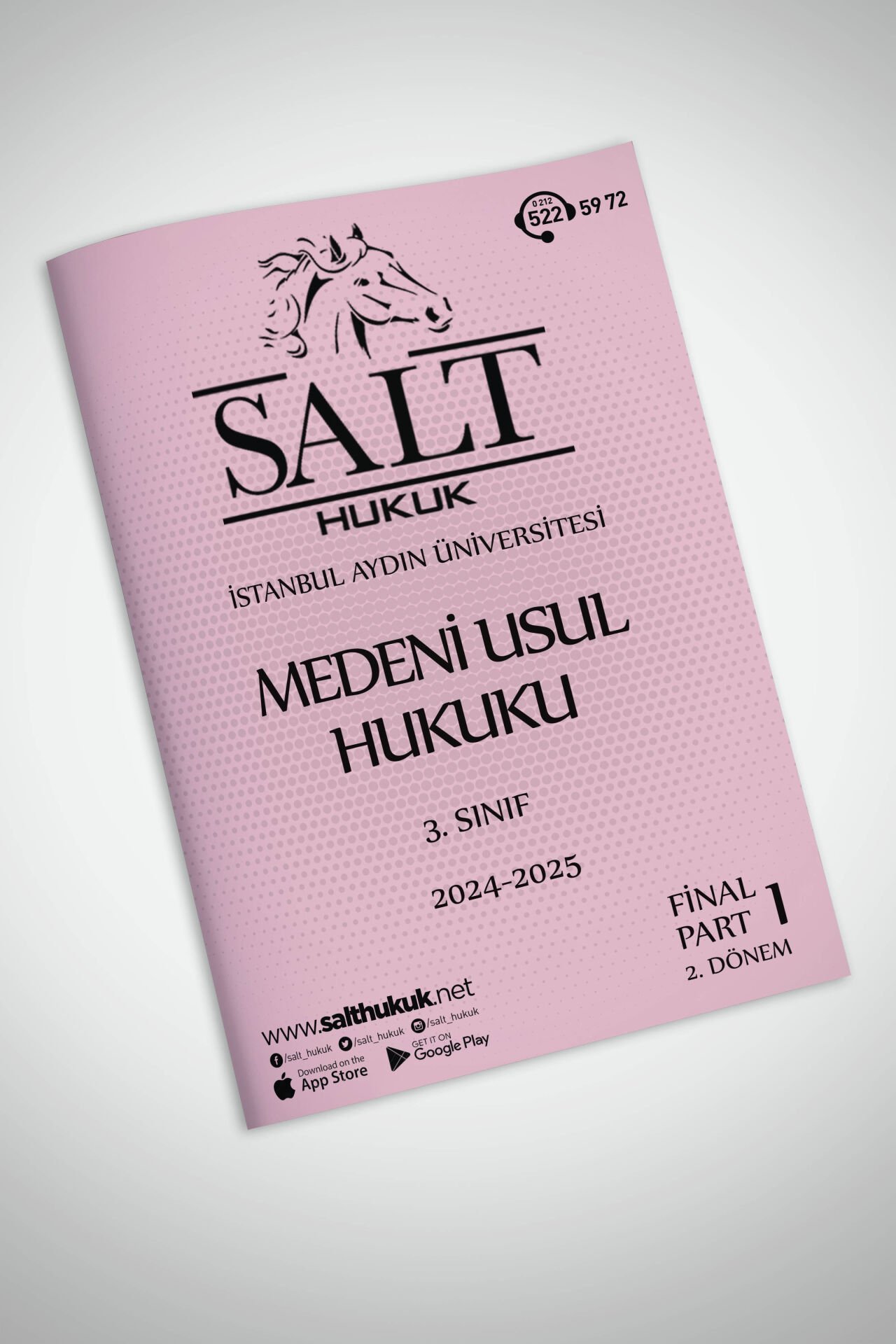 Medeni Usul Hukuku 2. Dönem Final Part-1 (2024-2025)-İAÜ-Konu Anlatım Kitapçığı