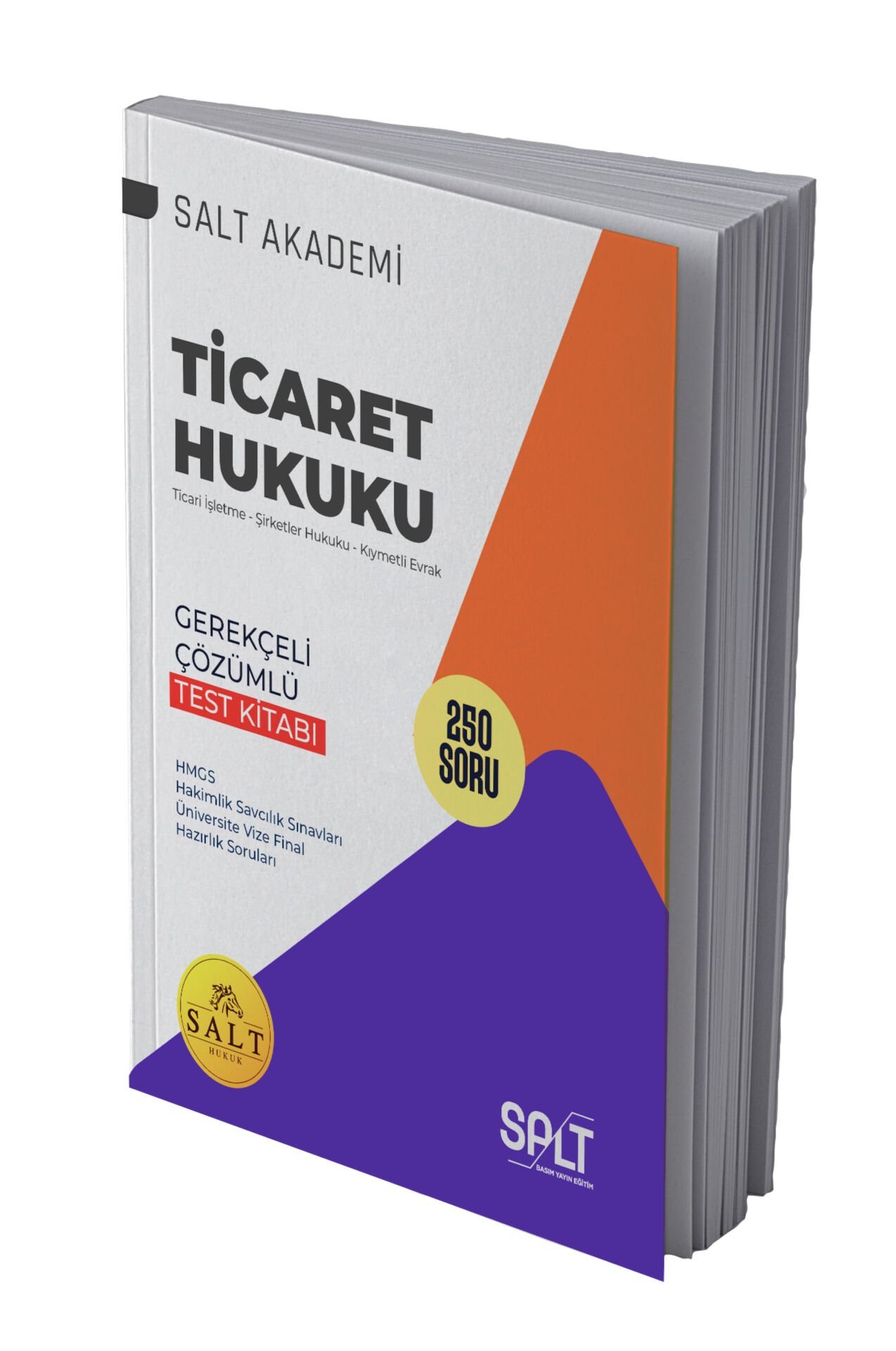 Ticaret Hukuku Gerekçeli Çözümlü Hmgs/Adli Yargı Test Kitabı