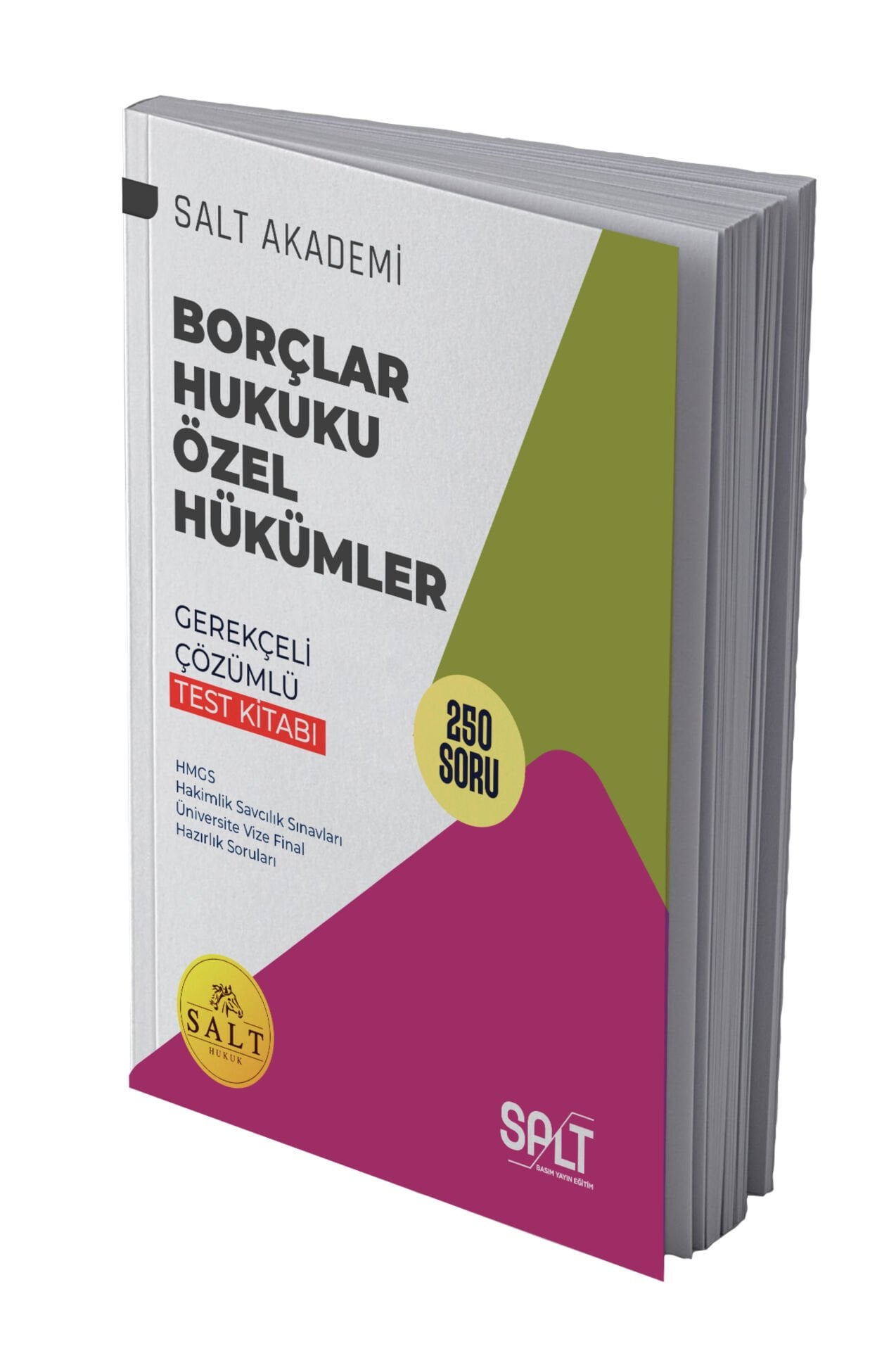 Borçlar Hukuku Özel Hükümler Gerekçeli Çözümlü Hmgs/Adli Yargı Test Kitabı