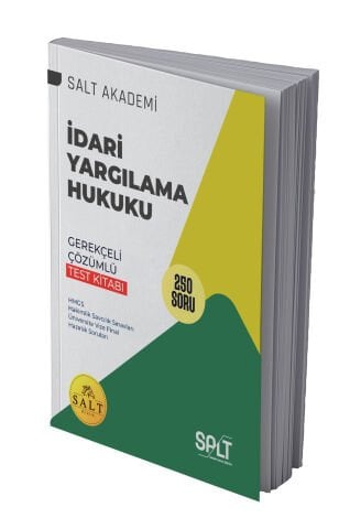 İdari Yargılama Hukuku Gerekçeli Çözümlü Hmgs/Adli Yargı Test Kitabı