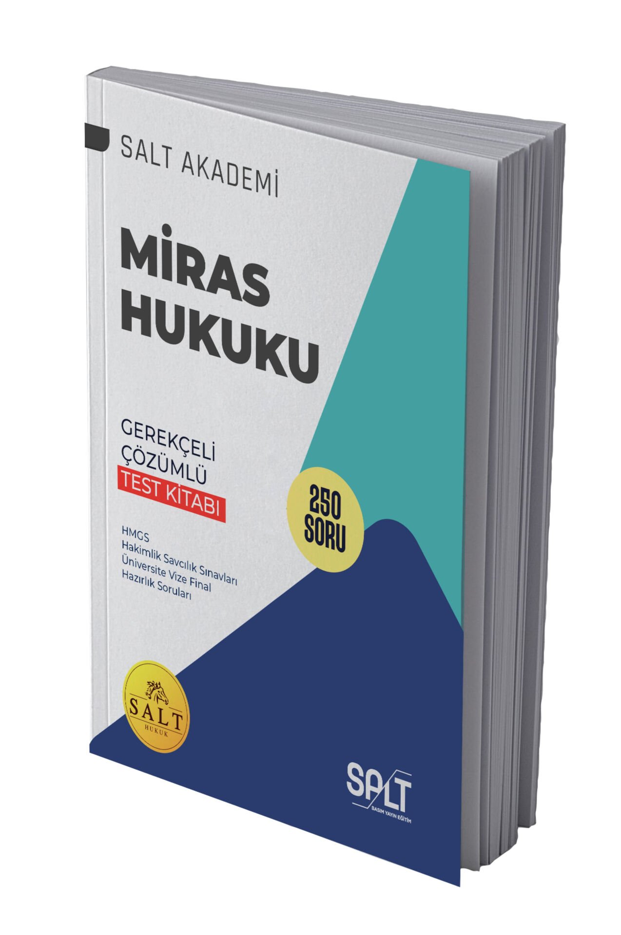 Miras Hukuku Gerekçeli Çözümlü Hmgs/Adli Yargı Test Kitabı