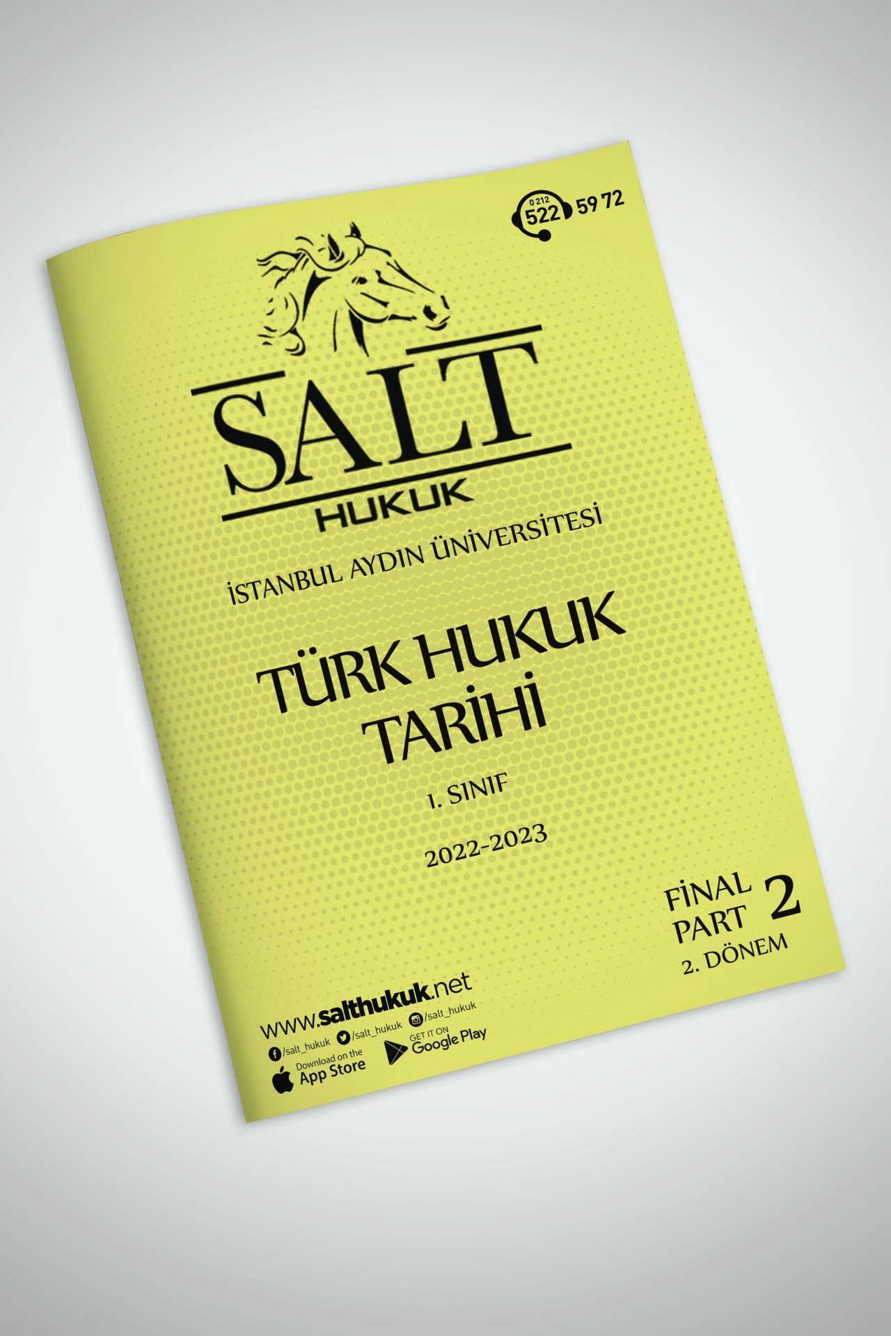 Türk Hukuk Tarihi 2. Dönem Final Part-2 (2022-2023)-İAÜ-Konu Anlatım Kitapçığı