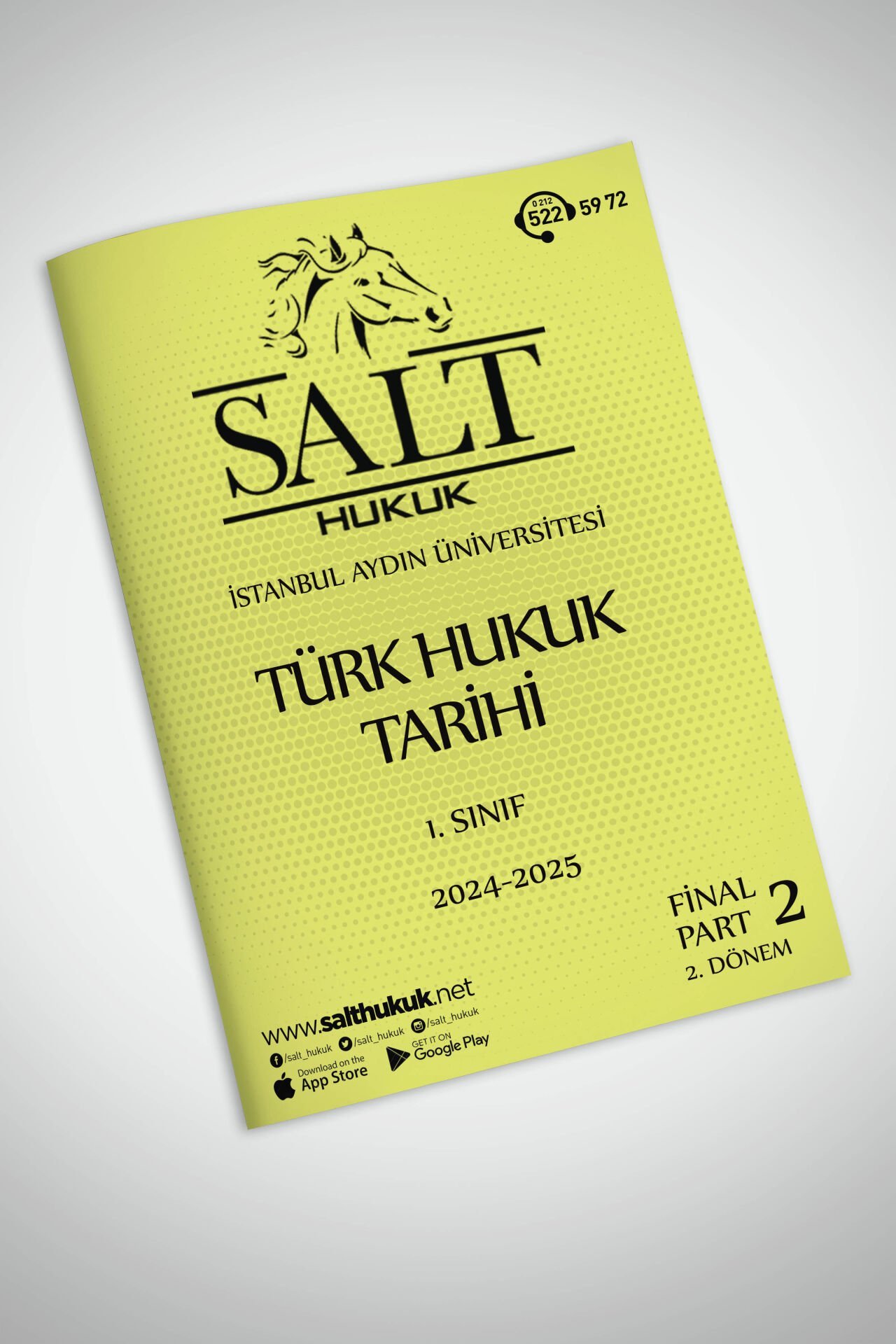 Türk Hukuk Tarihi 2. Dönem Final Part-2 (2024-2025)-İAÜ-Konu Anlatım Kitapçığı