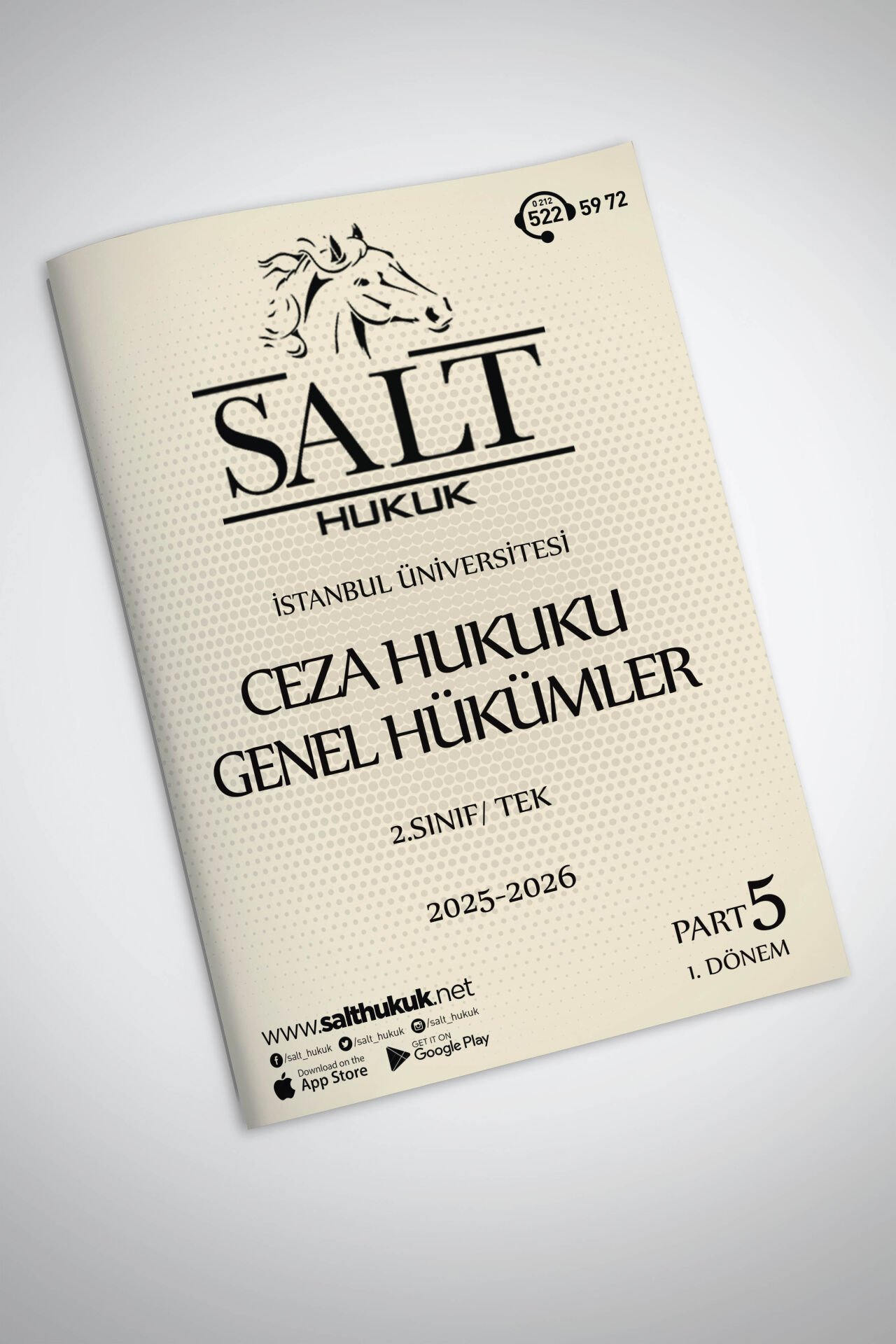 Ceza Genel Hukuku Tek 1. Dönem Part-5 (2025-2026)-İÜHF-Konu Anlatım Kitapçığı
