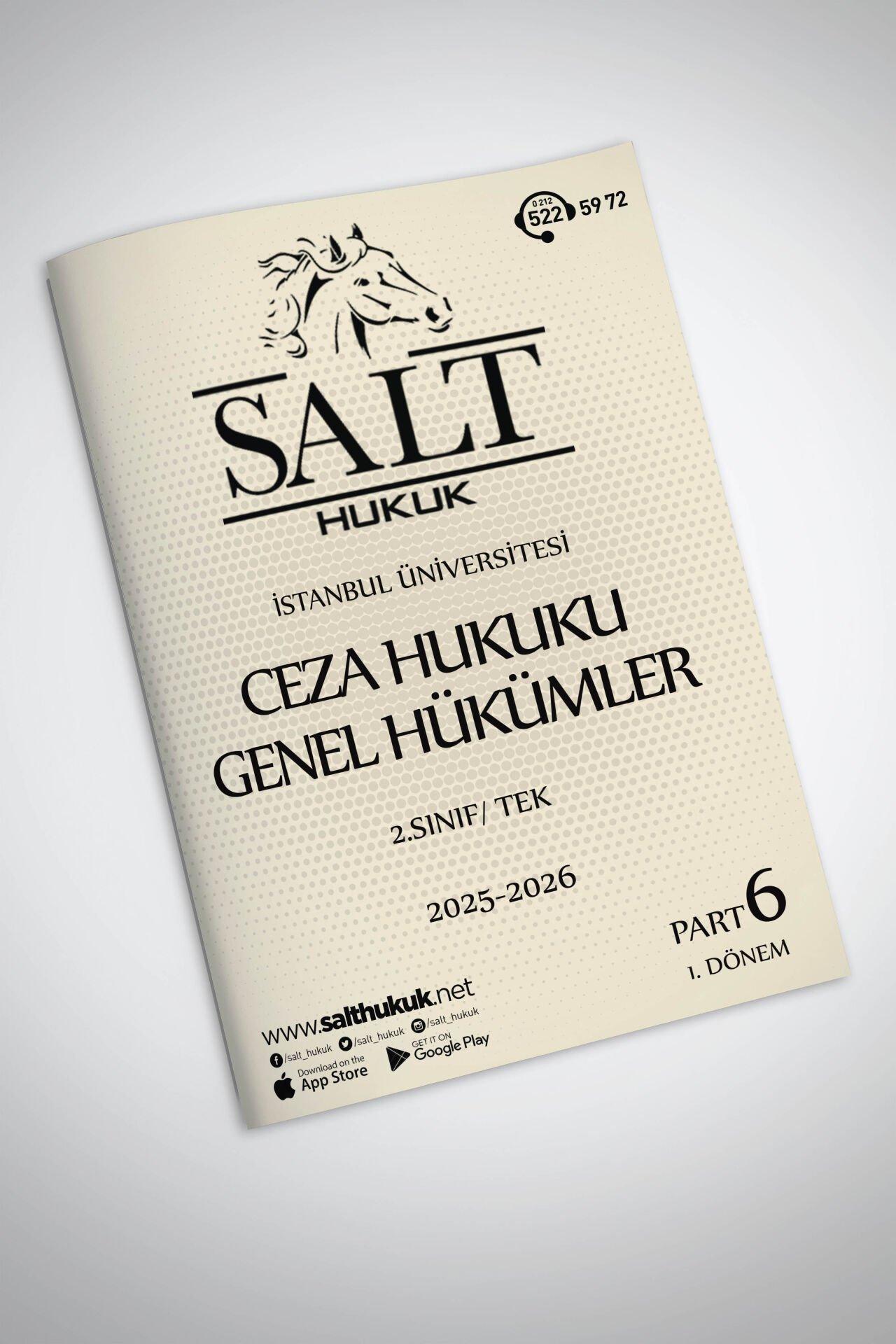 Ceza Genel Hukuku Tek 1. Dönem Part-6 (2025-2026)-İÜHF-Konu Anlatım Kitapçığı