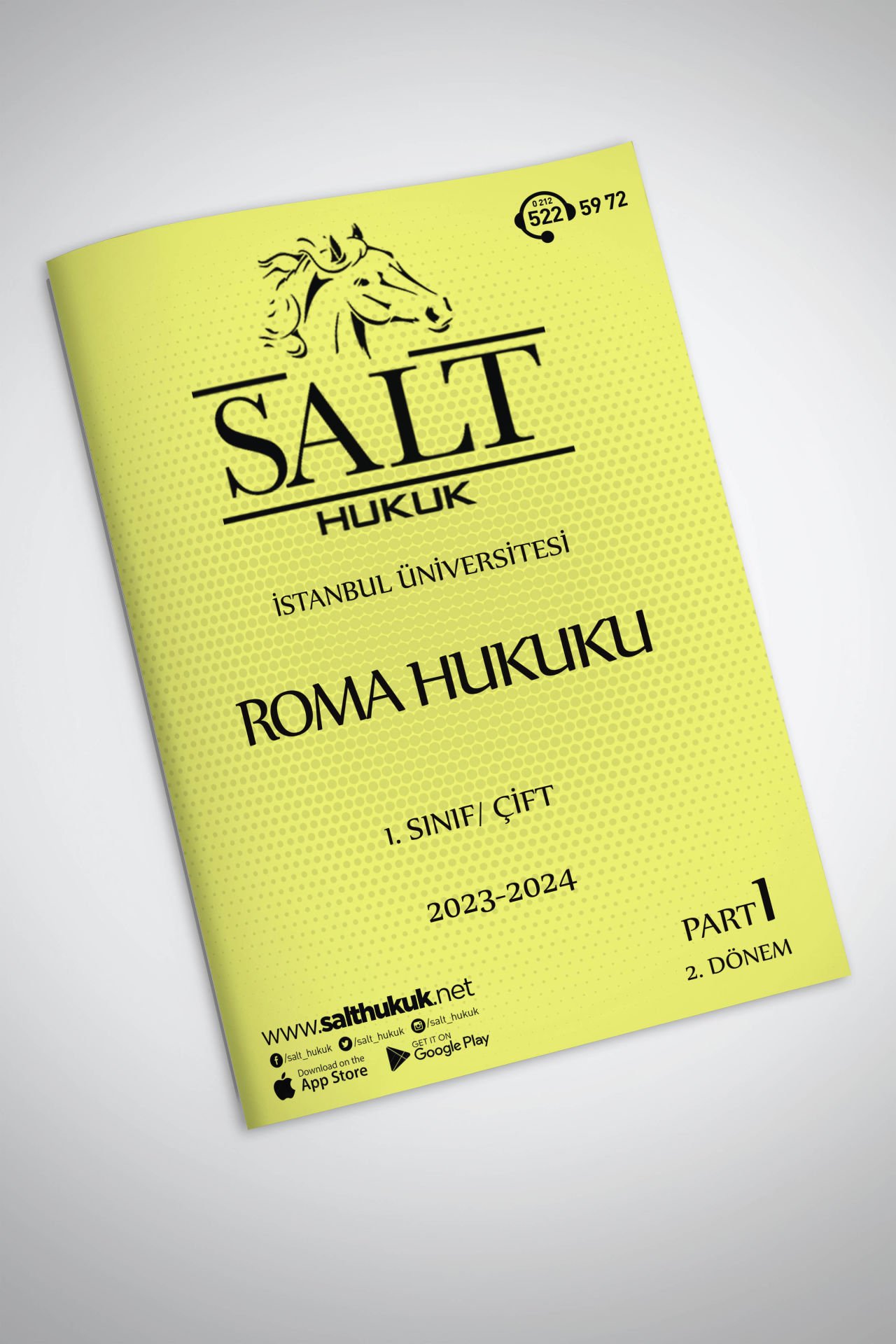 Roma Hukuku Çift 2. Dönem Part-1 (2023-2024)-İÜHF-Konu Anlatım Kitapçığı