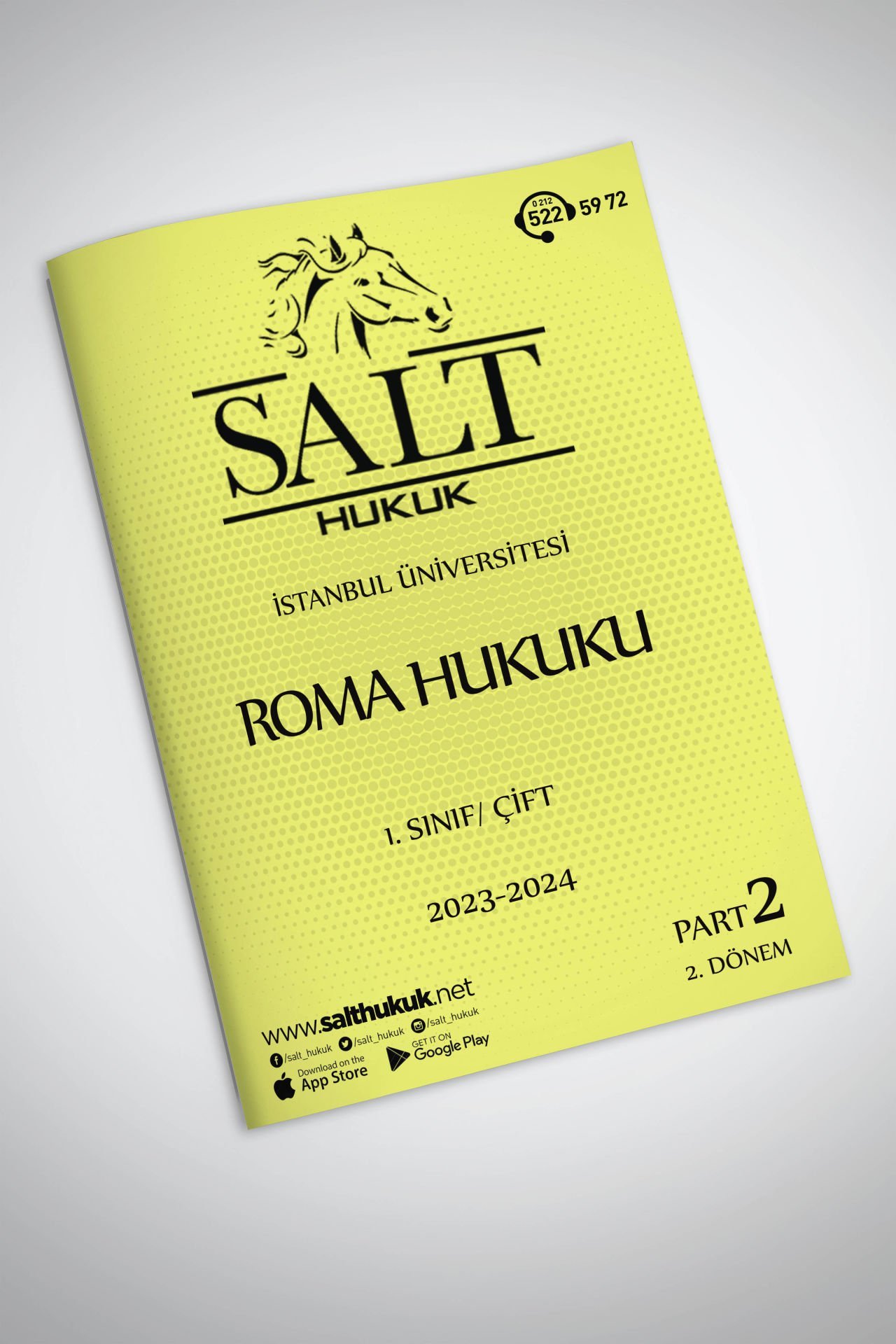Roma Hukuku Çift 2. Dönem Part-2 (2023-2024)-İÜHF-Konu Anlatım Kitapçığı