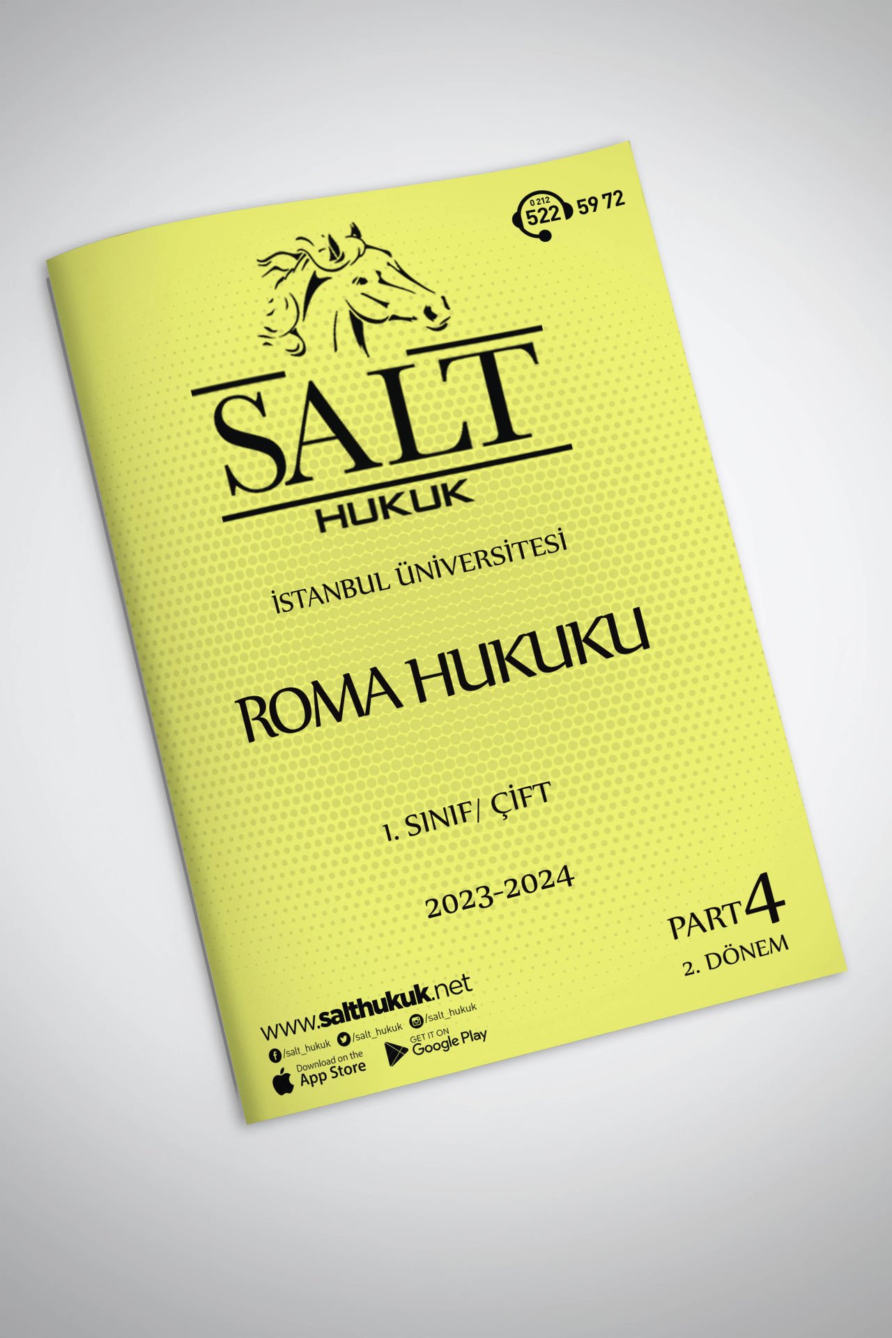 Roma Hukuku Çift 2. Dönem Part-4 (2023-2024)-İÜHF-Konu Anlatım Kitapçığı