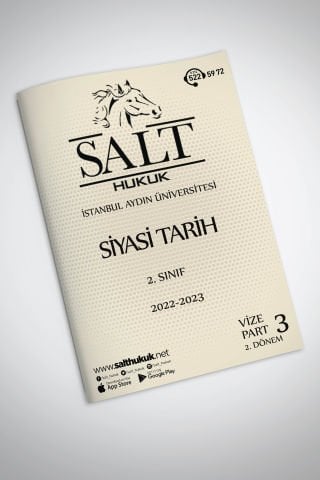 Siyasi Tarih 2. Dönem Vize Part-3 (2022-2023)-İAÜ-Konu Anlatım Kitapçığı